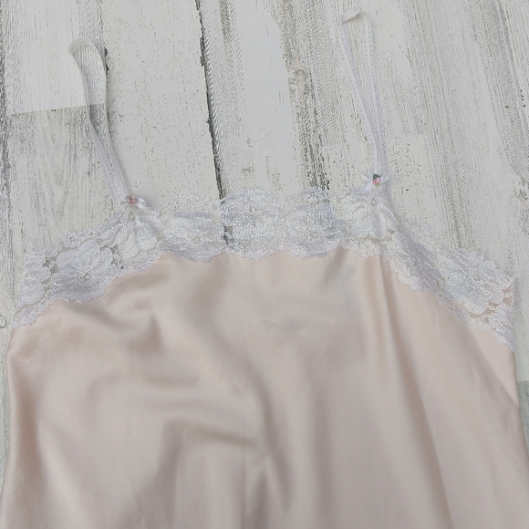 Vintage 70s 80s Union Label Lace Cottagecore Cami - Picture 4 of 8